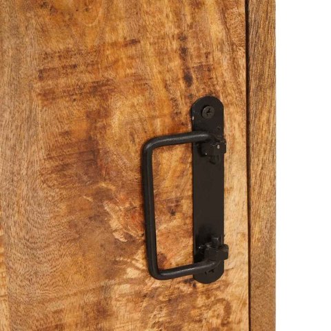 STOLIK NOCNY 2 PCS BRĄZOWY 35X33X48CM DREWNO Z MANGO