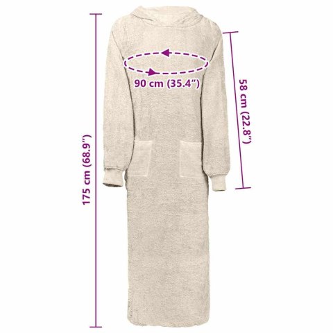 SZLAFROK KINN KREMOWYXXL BAWEŁNA