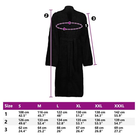 VidaXL Szlafrok KINN l bawełna