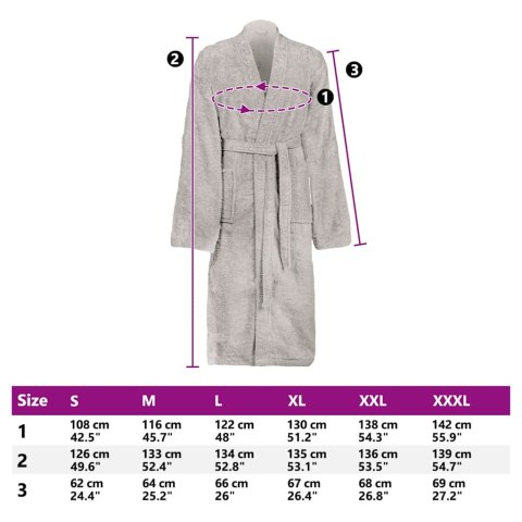 VidaXL Szlafrok KINN s bawełna