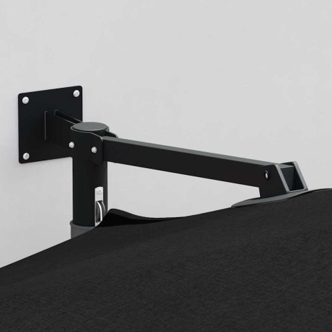 PARASOLKA OGRODOWA CZARNY I CZARNY 248X248X148CM