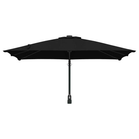 PARASOL ŚCIENNY TARASOWY CZARNY I CZARNY 248.5X247.5X160CM