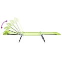 SKŁADANY LEŻAK 1-OSOBA ZIELONY 182X55X85.5CM METAL