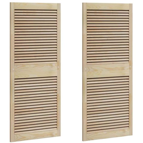DRZWI DO SZAFKI 2 PCS NATURALNY 140.5X2.1X49.5CM