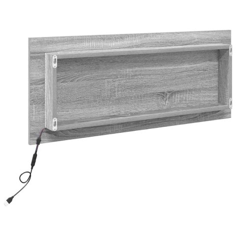 LUSTRO MONTOWANE NA ŚCIANIE SZARY DĄB SONOMA 90X8.5X37CM