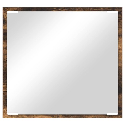 LUSTRO ŁAZIENKOWE LED Z LUSTREM DĄB WĘDZONY 40X8,5X37CM