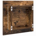 LUSTRO ŁAZIENKOWE LED Z LUSTREM DĄB WĘDZONY 40X8,5X37CM