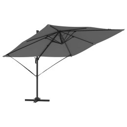 PARASOL ROMA ANTRACYT 286X285X265CM POLIESTER I ALUMINIUM