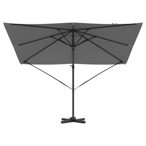 PARASOL ROMA ANTRACYT 286X285X265CM POLIESTER I ALUMINIUM
