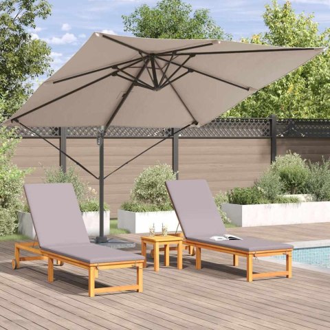 PARASOL ROMA CIEMNOSZARY 286X285X265CM