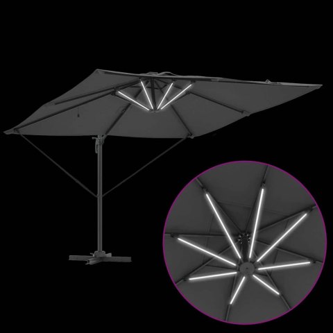 PARASOL PLAŻOWY 286X285X270CM ALUMINIUM