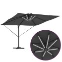 PARASOL PLAŻOWY 286X285X270CM ALUMINIUM