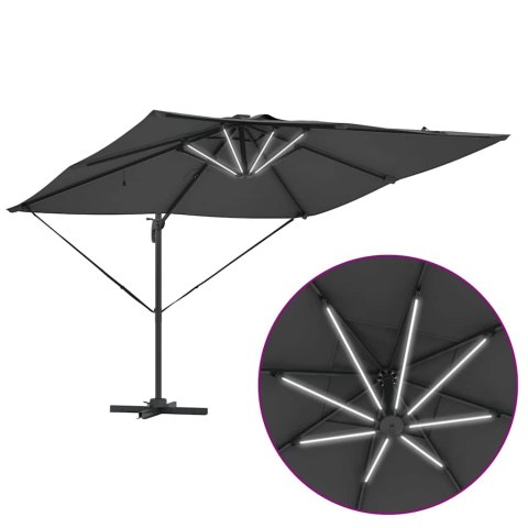 PARASOL PLAŻOWY 286X285X270CM ALUMINIUM