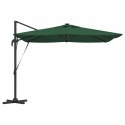 VidaXL Parasol plażowy Zielony 286 x 285 x 270 cm Aluminium