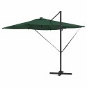 VidaXL Parasol plażowy Zielony 286 x 285 x 270 cm Aluminium