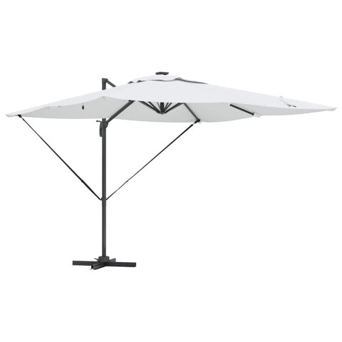 PARASOL PLAŻOWY PIASKOWY 286X285X270CM ALUMINIUM