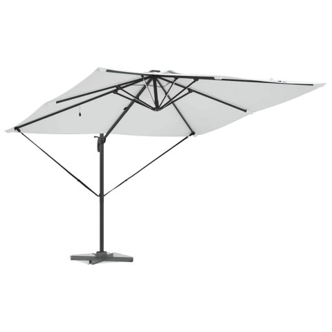 PARASOL PLAŻOWY PIASKOWY 286X285X270CM ALUMINIUM