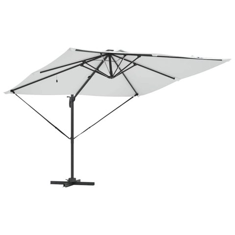 PARASOL PLAŻOWY PIASKOWY 286X285X270CM ALUMINIUM