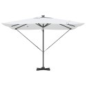 PARASOL PLAŻOWY PIASKOWY 286X285X270CM ALUMINIUM