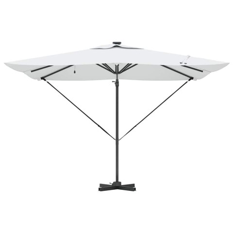 PARASOL PLAŻOWY PIASKOWY 286X285X270CM ALUMINIUM