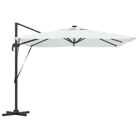 PARASOL PLAŻOWY PIASKOWY 286X285X270CM ALUMINIUM