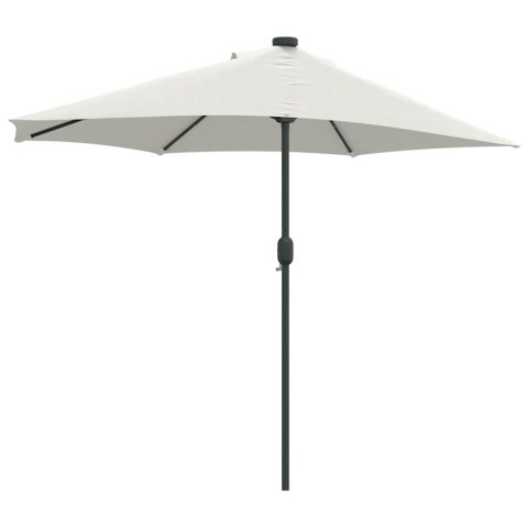 POŁOWICZNY PARASOL OGRODOWY PIASKOWY 294X150X224CM TKANINA