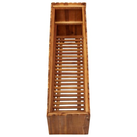 PODWYŻSZONA DONICA OGRODOWA 100X30X50CM LITE DREWNO AKACJOWE