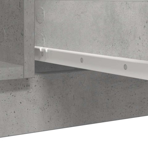 KOMODA Z SZUFLADAMI BETONOWY SZARY 100,5X35X98,5CM