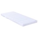 MATERAC PIANKOWY BIAŁY 80X200CM TKANINA