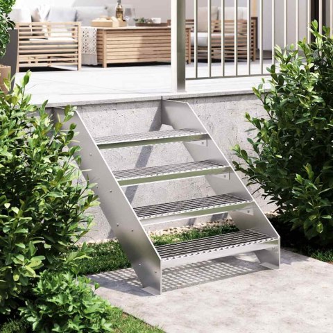 STOPIEŃ SCHODOWY Z KRATY 70X24X7CM STAL GALWANIZOWANA ANTYPOŚLIZGOWY