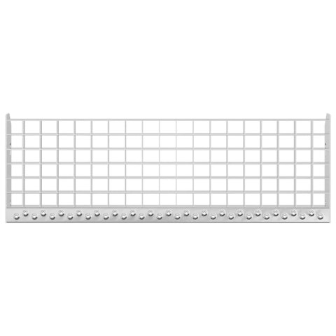 STOPIEŃ SCHODOWY Z KRATY 70X24X7CM STAL GALWANIZOWANA ANTYPOŚLIZGOWY