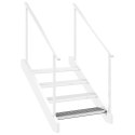 STOPIEŃ SCHODOWY Z KRATY 70X24X7CM STAL GALWANIZOWANA ANTYPOŚLIZGOWY