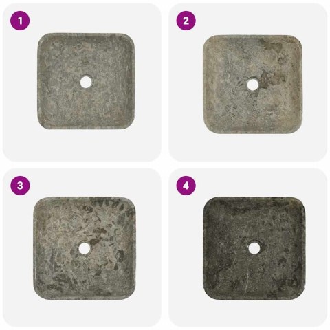 UMYWALKA SZARA 40X40X10 CM MARMUROWA