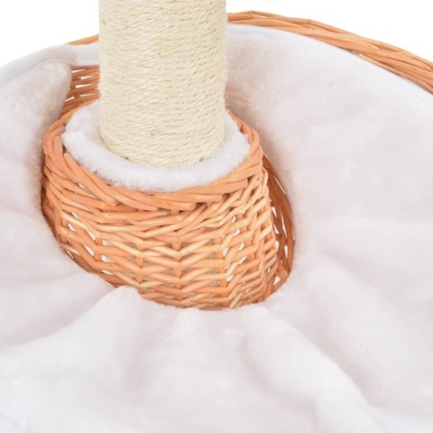 DRAPAK DLA KOTA ZE SŁUPKIEM SIZALOWYM NATURALNY WIKLINA