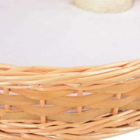 DRAPAK DLA KOTA ZE SŁUPKIEM SIZALOWYM NATURALNY WIKLINA