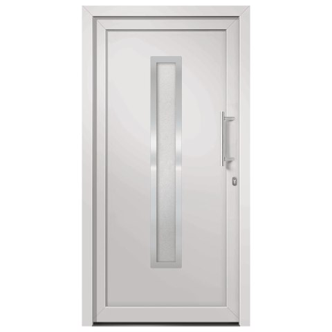 DRZWI WEJŚCIOWE ZEWNĘTRZNE BIAŁE 108X208CM