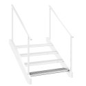 STOPIEŃ Z KRATY 100X24X7CM STAL GALWANIZOWANA