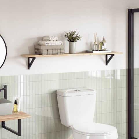 BLAT DO STOŁU 140X20X2CM PROSTOKĄTNY LITE DREWNO AKACJOWE