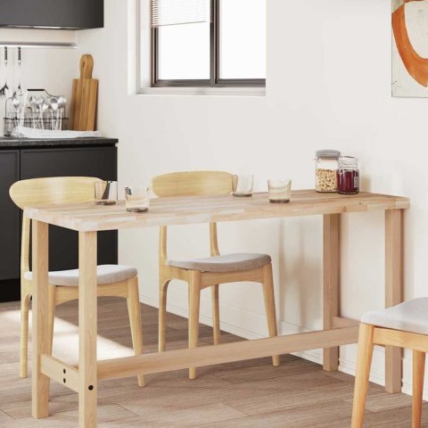 BLAT STOŁU PROSTOKĄTNY 120X50X4CM LITE DREWNO AKACJOWE