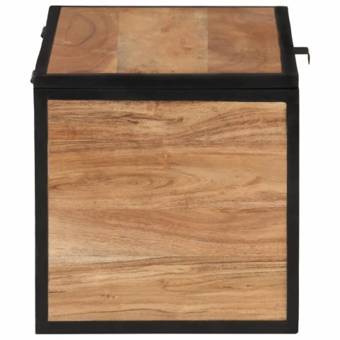 SKRZYNIA 60X30X30 CM LITE DREWNO AKACJOWE KUFER LOFT SZAFA BOX INDUSTRIALNA