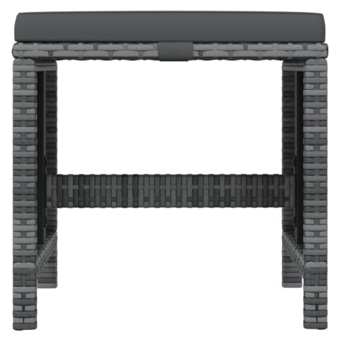 21-CZ. ZESTAW MEBLI OGRODOWYCH Z PODUSZKAMI POLIRATTAN SZARY