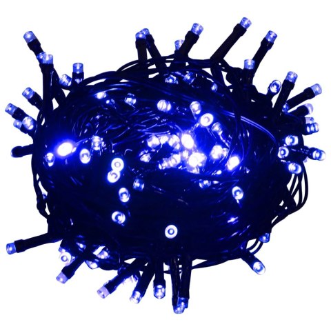 SZNUR Z 400 NIEBIESKIMI LAMPKAMI LED 40M 8 EFEKTÓW