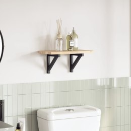 BLAT DO STOŁU 60X20X2CM PROSTOKĄTNY LITE DREWNO AKACJOWE