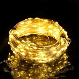 LAMPKI LED 300 DIOD CIEPŁA BIEL 30M