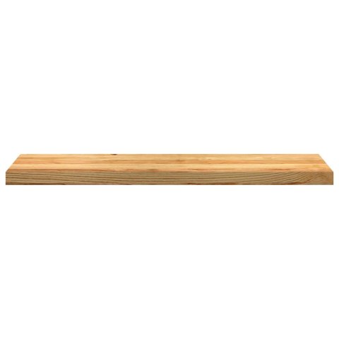 STOPNIE SCHODOWE 12 SZT. BRĄZOWE 100X25X2CM LITE DREWNO DĘBOWE