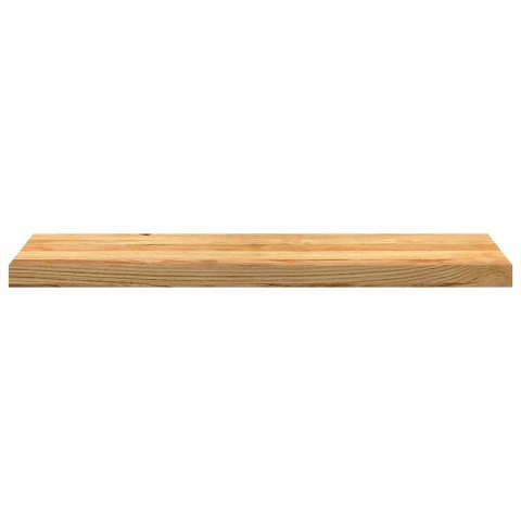 STOPNIE SCHODOWE 12 SZT. BRĄZOWE 90X25X2CM LITE DREWNO DĘBOWE