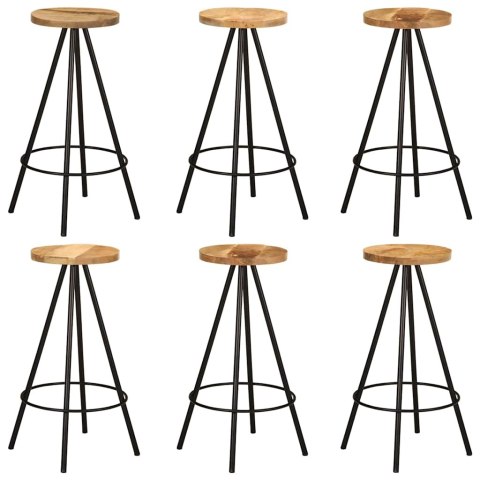 7-CZ. ZESTAW MEBLI BAROWYCH LITE DREWNO MANGO