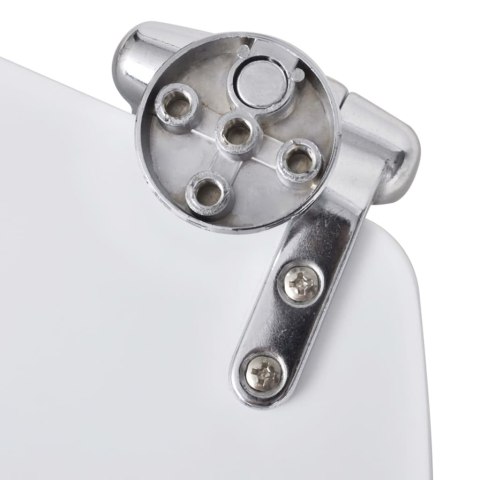 DESKI SEDESOWE WOLNOOPADAJĄCE 2 SZT. BIAŁE