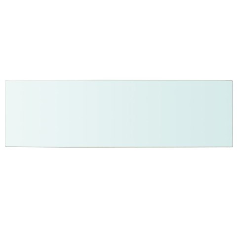 PÓŁKI 2 SZT. SZKLANY PRZEZROCZYSTY PANEL 100X30CM