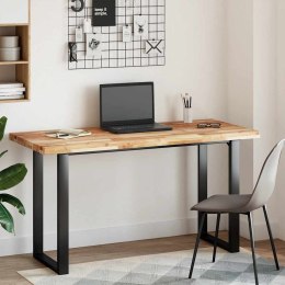 BLAT DO BIURKA WYKOŃCZONY OLEJEM 120X60X4CM DREWNO AKACJOWE